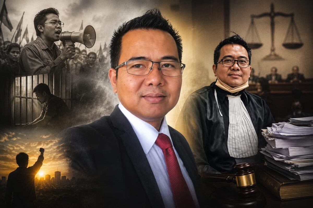 Cak Sholeh dikenal vokal mengawal persoalan hukum dan sosial yang luput perhatian.
