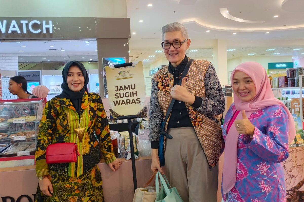 Jamu Sugih Waras mengikuti pameran produk UMKM di Matos.