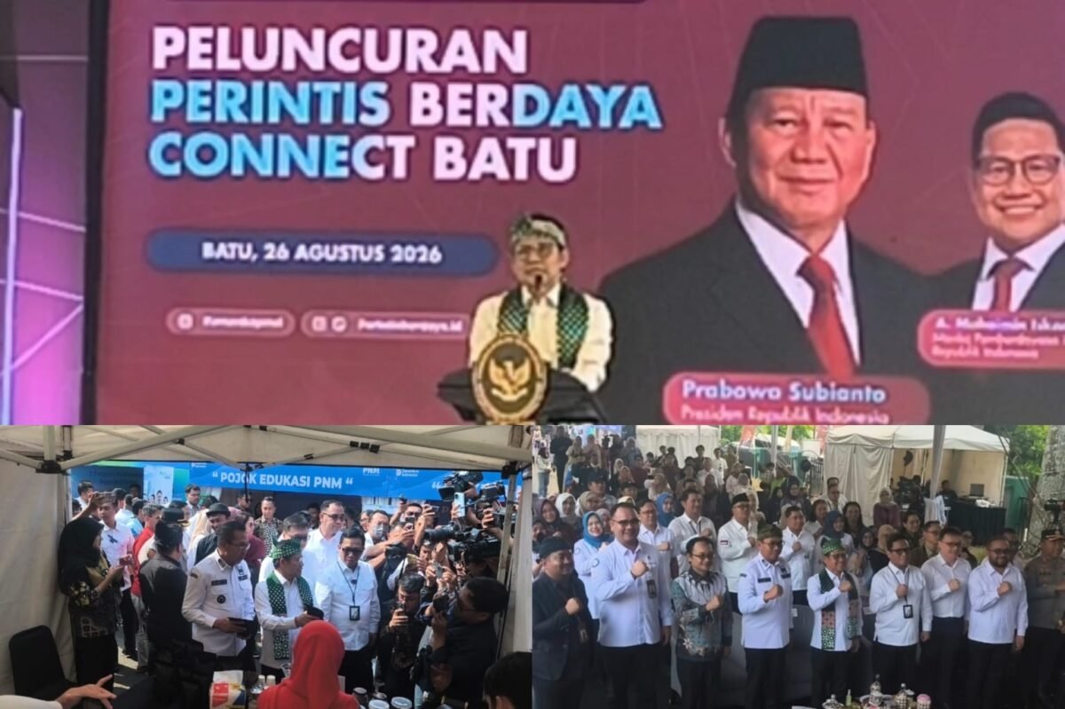Kegiatan Peluncuran Perintis Berdaya Connect Batu dihadiri Menko PM, Muhaimin Iskandar.