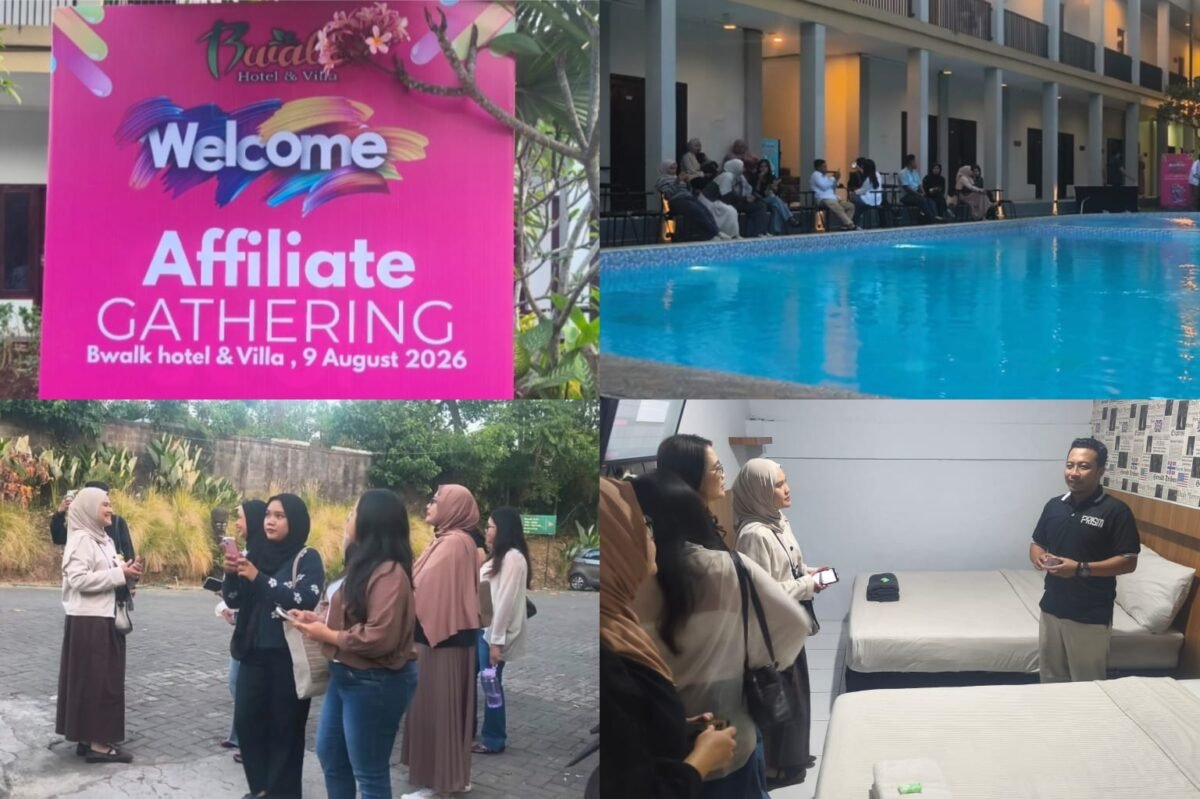 Rangkaian kegiatan Affiliate Gathering di B Walk Hotel Dau Malang.