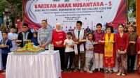 Wali Kota dan Ketua DPRD Kota Malang saat menghadiri Barikan Anak Nasional V.