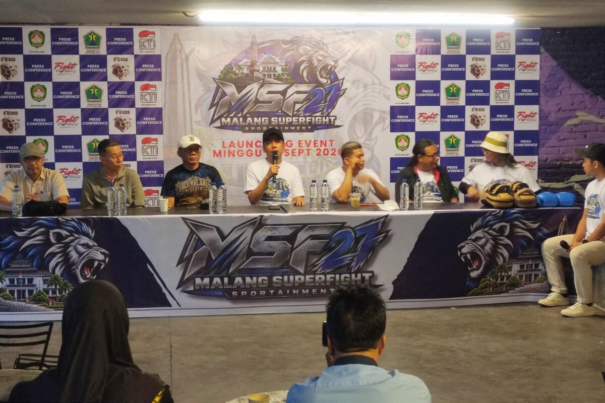 panitia super fight Panitia Malang Super Fight 27 saat konferensi pers