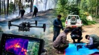 UB Forest manfaatkan drone termal Matrice 30T dalam deteksi dini potensi kebakaran.