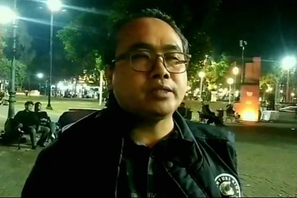 Kepala Disporapar Kota Malang, Arif Tri Sastyawan SSTP MSi, memberikan keterangan pada awak media.